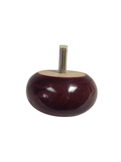 Wooden Bun Foot M8 Thread
