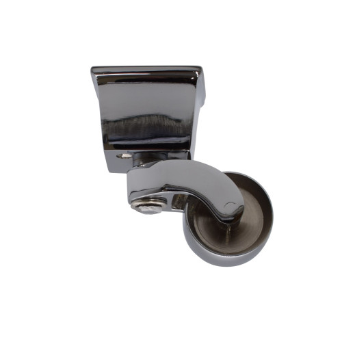 48mm SQUARE CUP CASTOR CHROME 