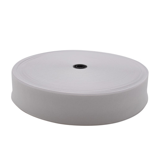 38mm ELASTIC WHITE (100m)