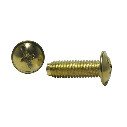 #M6 x 20mm MUSH HEAD BRASSED BOLT