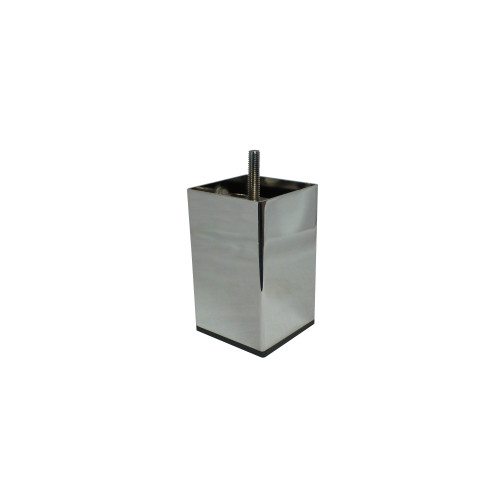 100mm x 60mm CHROME SQUARE LEG - M8 