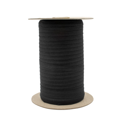 12mm POLYESTER TAPE 3841 BLACK (500m)