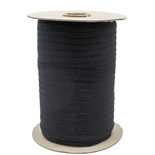 15mm POLYESTER TAPE 3841 BLACK (500m)