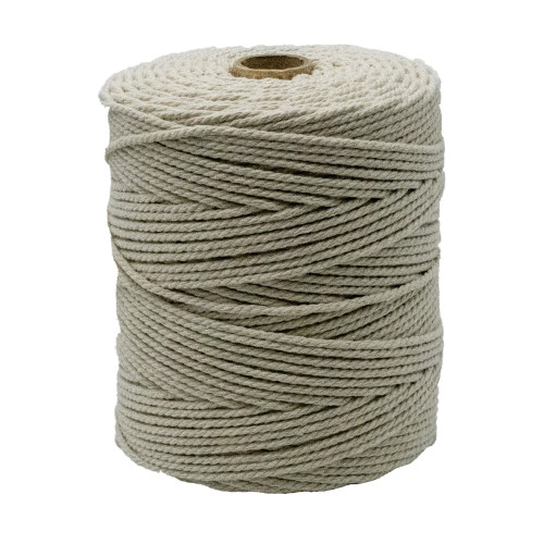 #No:8 COTTON NATURAL PIPING CORD (190m)