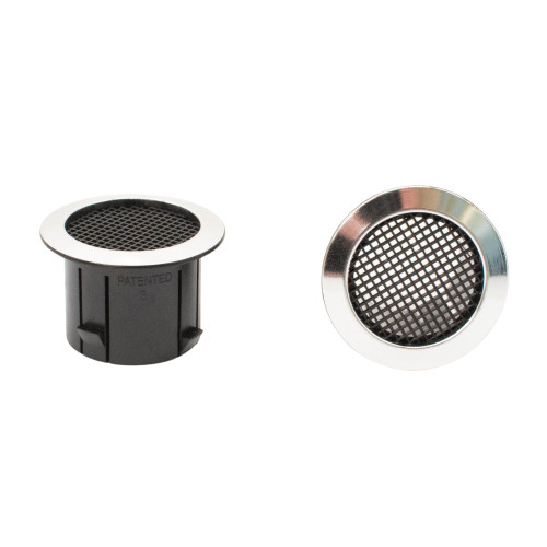 #STORAGE VENT 15mm/20mm BLACK-SHINY SILVER - BAG of 200