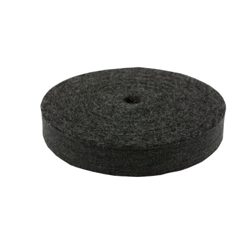 #40mm100% WOOL TAPE EDGE CHARCOAL MELANGE - PACK of 500M