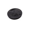 #45 BLACK PLASTIC HOOK BACK - BAG of 1000