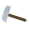 M8 X 75mm ONE PIECE POINTED HEADBOARD BOLT - BOX of 500