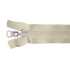 #No:8 170cm CREAM MOULDED LINKING ZIP/REVERSIBLE SLIDER - BAG of 25