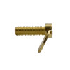 M6 x 20mm WING HEAD BRASS PLTD BOLT - BOX of 1500