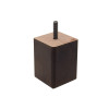 #75mm x 55mm/55mm FSC WALNUT LEG (M8) - BOX of 100