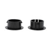 #STORAGE VENT 10mm BLACK-SHINY SILVER - BAG of 250