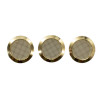 #STORAGE VENT 10mm CREAM-SHINY GOLD - BAG of 250