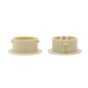 #STORAGE VENT 10mm CREAM-SHINY GOLD - BAG of 250