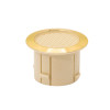 #STORAGE VENT 15mm/20mm CREAM-SHINY GOLD - BAG of 200