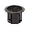 #STORAGE VENT 15mm/20mm PLAIN BLACK - BAG of 200